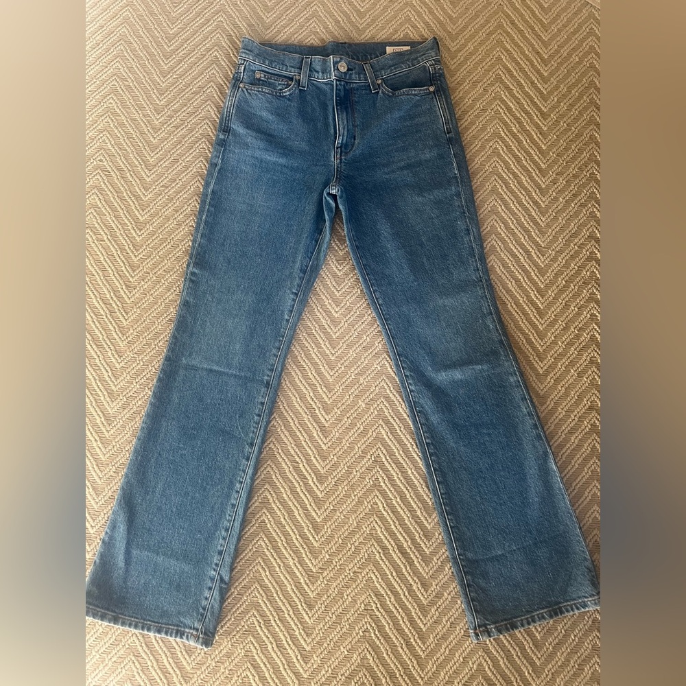 AYR The Hangout Merci Beaucoup High-rise Bootcut Denim Blue Jeans size 27s